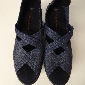 Bernie Mev Wedge Pumps Navy Blue Size 42 US Size 10?